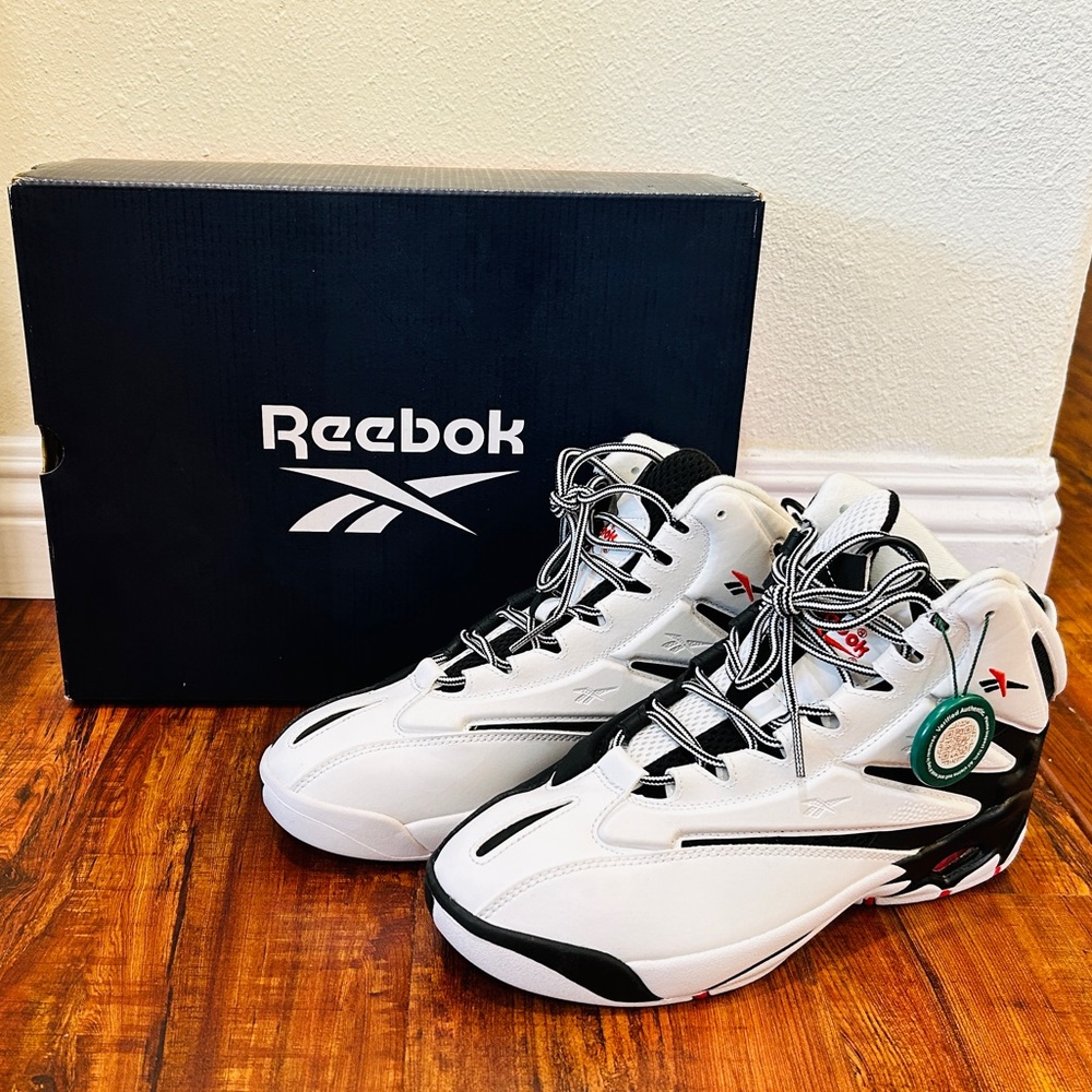 Reebok THE BLAST OG Shoes in Black / White and Red - Men size US 8